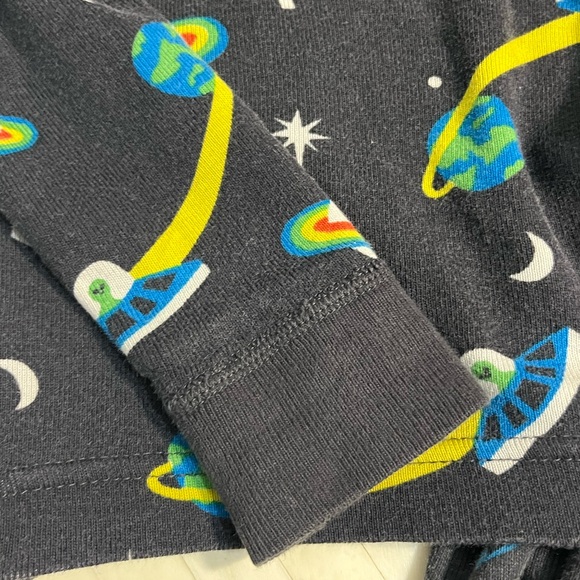 Hanna Andersson Space & Alien Spaceship Pajama Set size 4 or 100cm - Picture 4 of 5